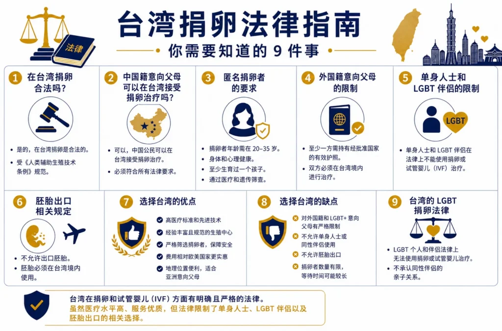 台湾捐卵法律