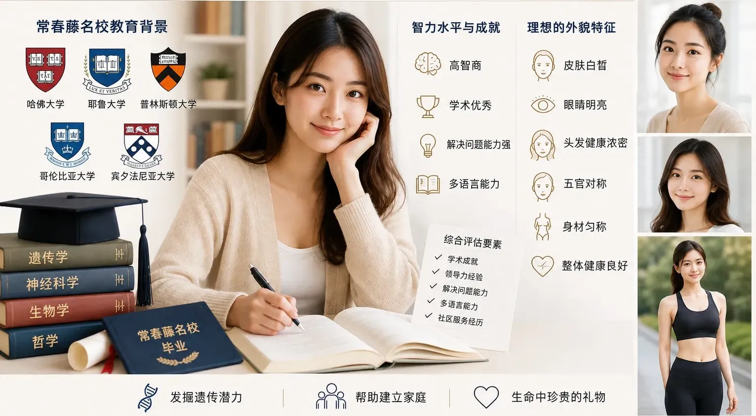 亚洲卵子库筛查指南:如何选择高质量的中国学术天才或高吸引力的卵子捐赠