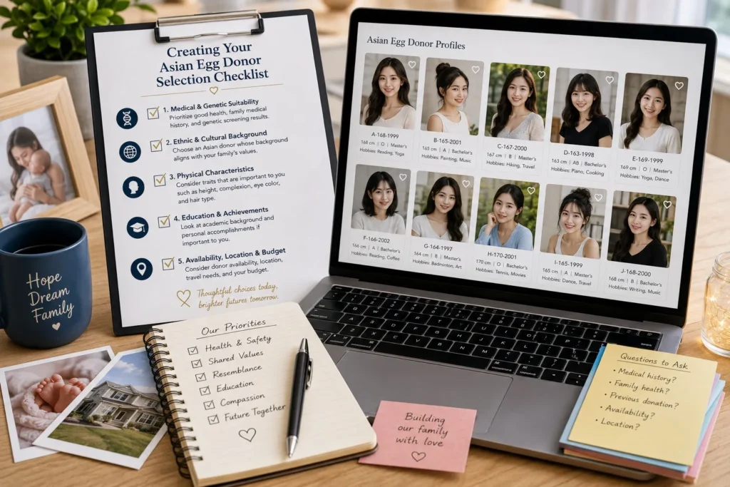 Creating Your Asian Egg Donor Selection Checklist En