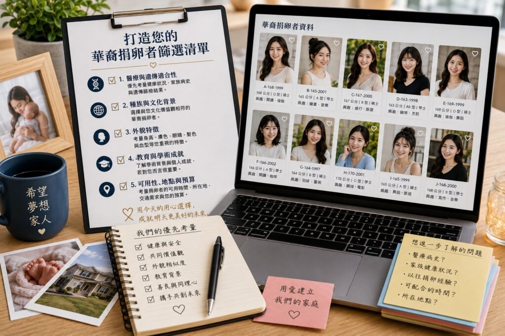 Creating Your Asian Egg Donor Selection Checklist TrCn